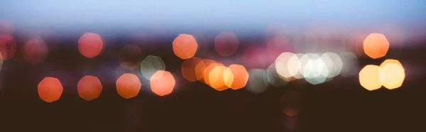 Luzes da cidade borrão bokeh — Fotografia de Stock