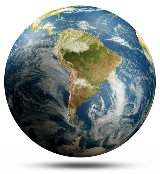 惑星の地球 - 南アメリカ — ストック写真
