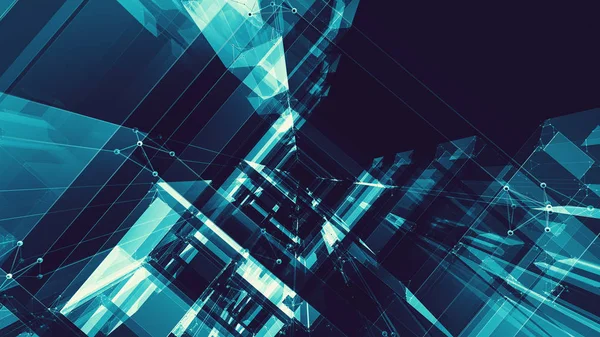 Glow Blur linjer abstrakt bakgrund — Stockfoto