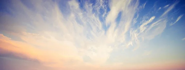 Sky and clouds tropical panorama — Stock Photo, Image