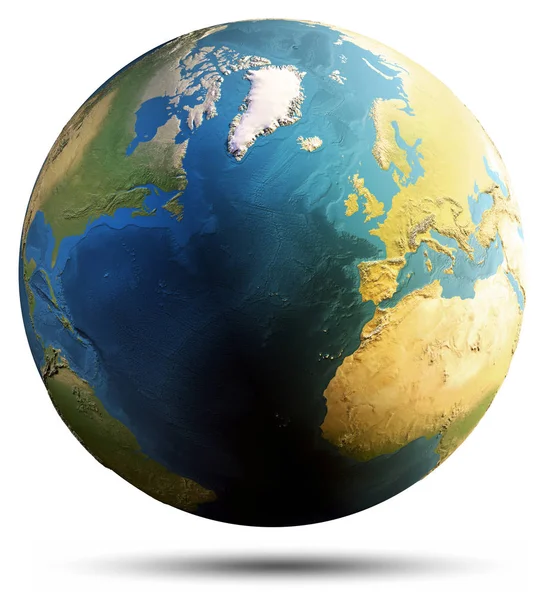 Planet Erde Welt — Stockfoto