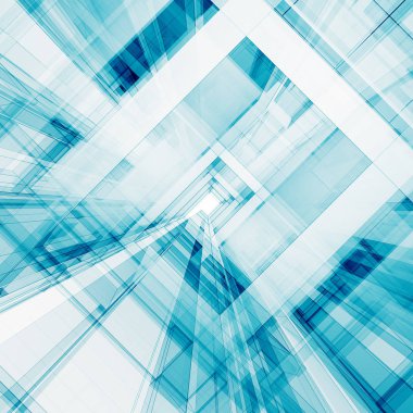 Soyut mimari 3d oluşturma