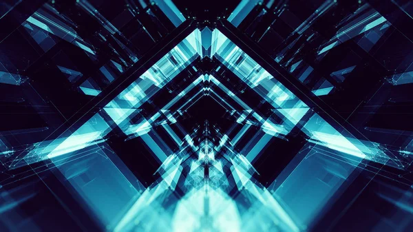 Blått sken oskärpa linjer abstrakt bakgrund — Stockfoto