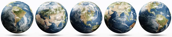 Planeta Terra conjunto conceito ecologia — Fotografia de Stock
