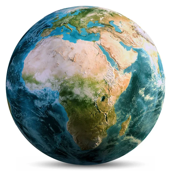 Bolygó Föld gömb — Stock Fotó