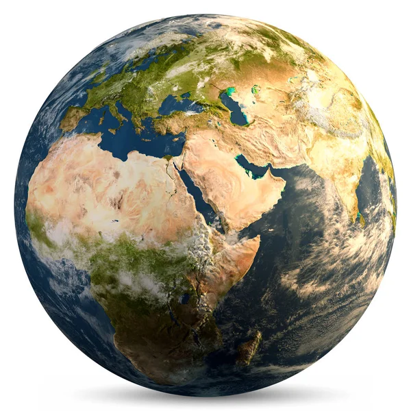 Planet Erde Kontinente — Stockfoto