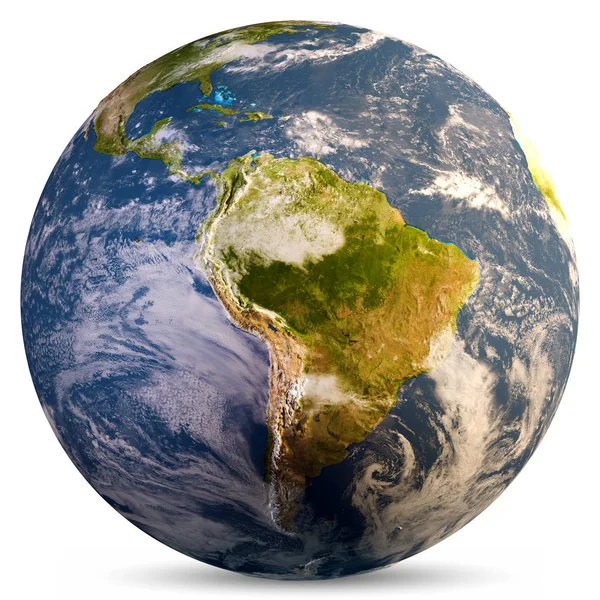 Planeta Ziemia kontynentów — Zdjęcie stockowe