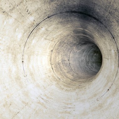 Modern futuristik beton tünel