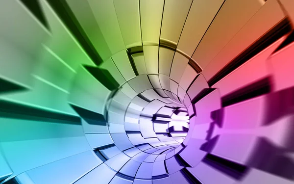 Regenboog kleuren technologie achtergrond — Stockfoto