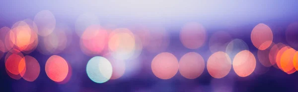 City lights blur bokeh — Stock Photo, Image