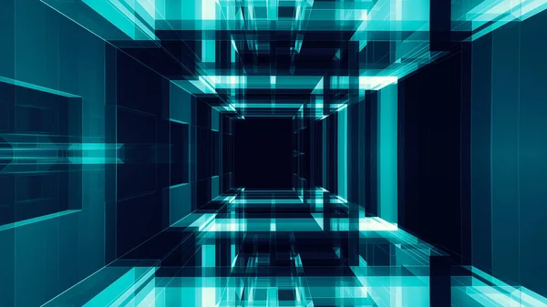 Синий светящийся черный цвет прозрачный стекло абстрактный фон — стоковое фото