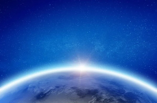 Earth glow horizon — Stock Photo, Image