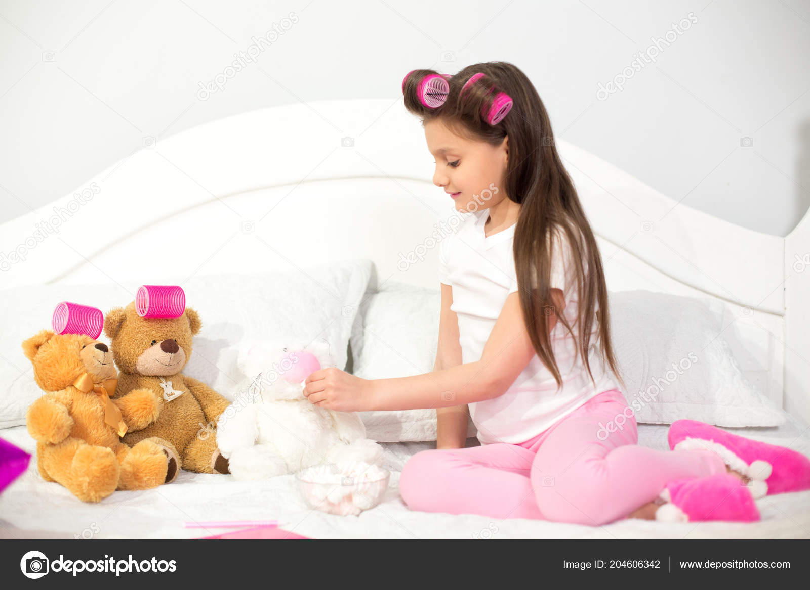 little girl stuffed animals