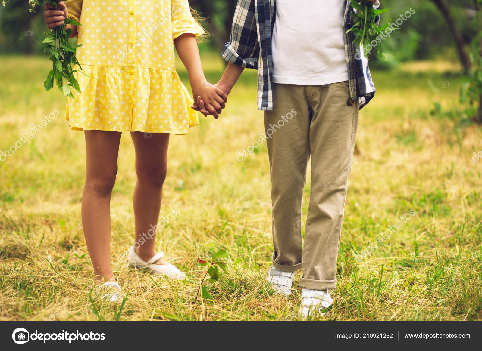 Boy And Girl Holding Hands Stock Photo Image By C Svyatoslavlipik
