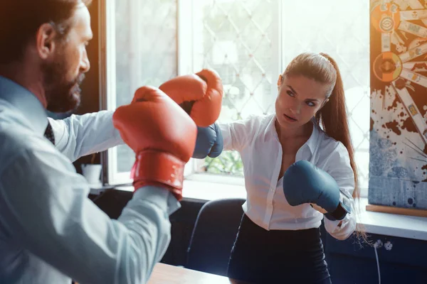 Ready to fight for success — Stock Photo, Image