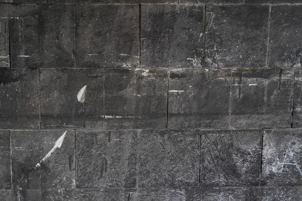Tile wall blackened from hoof. Abstract grunge background. High quality photo — Stock Photo, Image