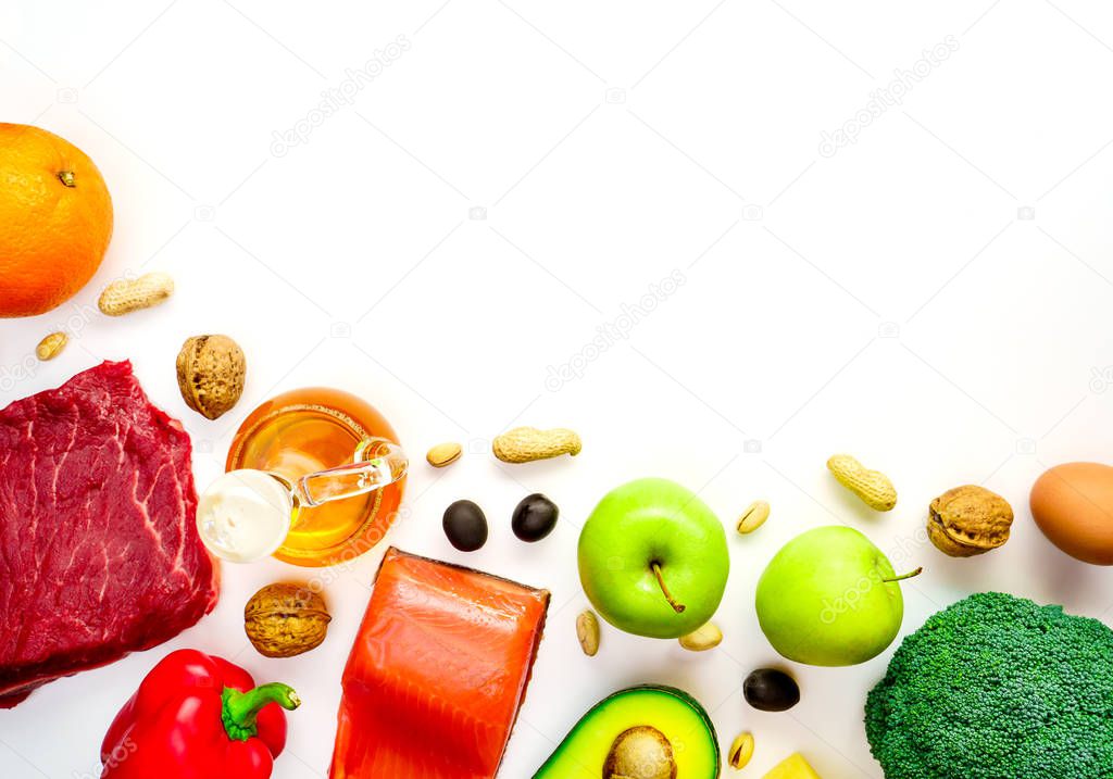 Image of useful products for diet.