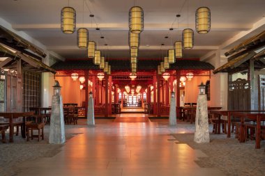 Boş kafeiç fotoğrafı