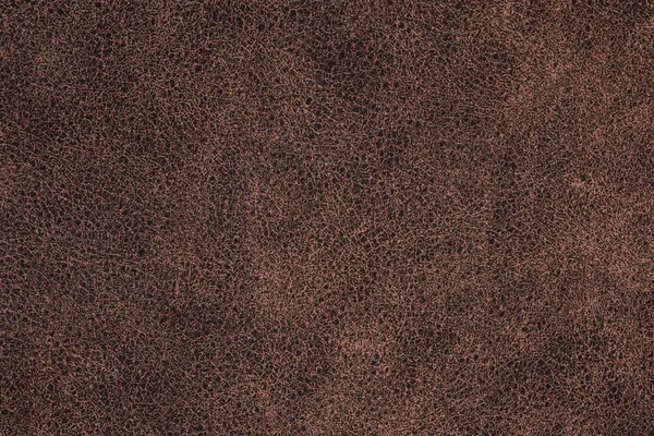 Background with brown eco leather, close up – photo image — Stock Photo, Image