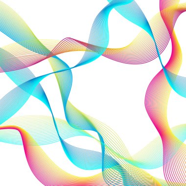 Soyut vektör arka plan tasarımı, soyut vektör dalgalar için. 