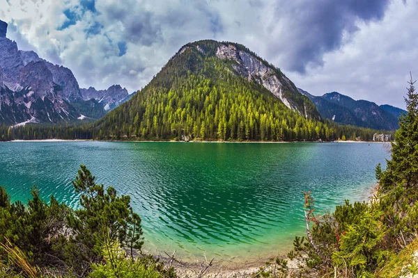Pojęcie Turystyki Pieszej Podróż Południowy Tyrol Włochy Zdjęcie Zrobione Obiektyw — Zdjęcie stockowe