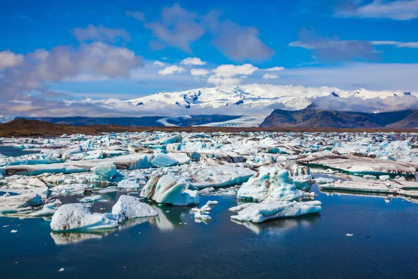 Natuur Van Het Noorden Drijfijs Ijs Lagune Het Concept Van — Stockfoto