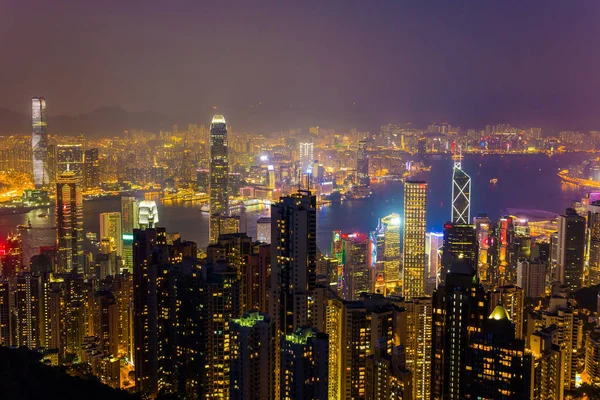 Leggendaria Hong Kong Vista Aerea Concetto Turismo Attivo — Foto Stock