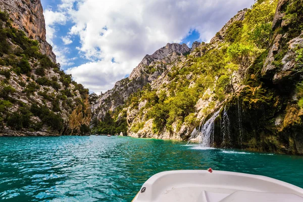 Malebné Soutěsce Verdon Parku Mercantour Provensálské Alpy Francie — Stock fotografie