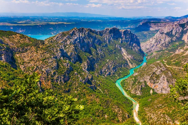 Dağ Provence Ile Büyüleyici Yolculuk Muhteşem Fransız Alps — Stok fotoğraf