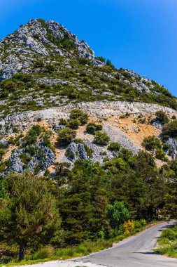 Pitoresk cliff French Alps, Provence bölgesini, Fransa