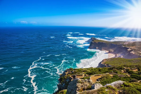 Cabo Boa Esperança Oceano Atlântico Cabo Península Cabo Sul Cidade — Fotografia de Stock