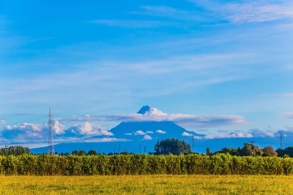 Ngauruhoe Vulcão Ativo Mais Jovem Nuvens Magnífico Maciço Vulcânico Parque — Fotografia de Stock