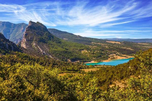 Provence Alpes Cte Azur Fransa Masmavi Sularına Büyüleyici Yolculuk Verdon — Stok fotoğraf