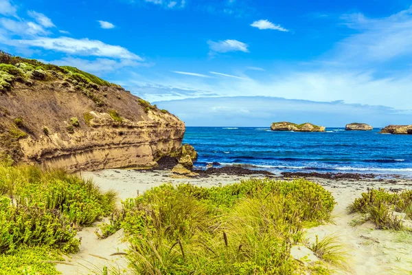 Great Ocean Road Australia Inglês Oceano Pacífico Pequena Baía Pitoresca — Fotografia de Stock