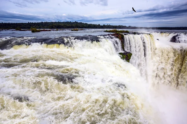 The Devil\'s throat  in the rainy season