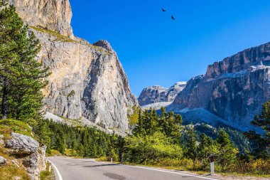 Pitoresk Sella Geçidi, Dolomites