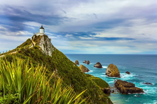 Nouvelle-Zélande. Phare de Nugget Point — Photo