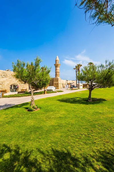 Caesarea antik kenti ve limanı — Stok fotoğraf