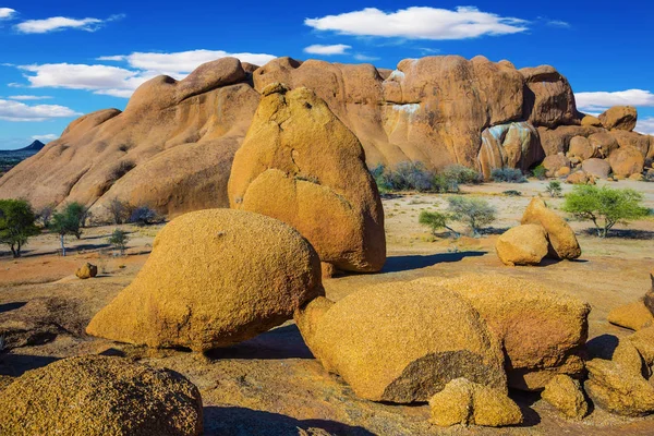 Rocce nel deserto Namib — Foto Stock