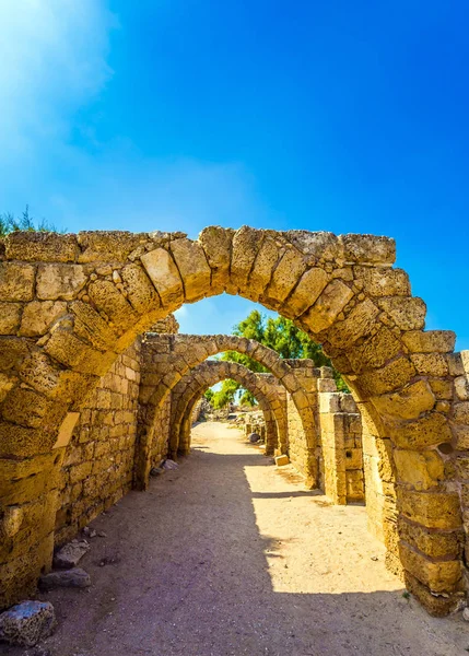 Den antika hamnen Caesarea — Stockfoto