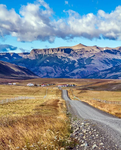 A estrada para a geleira Perito Moreno — Fotografia de Stock