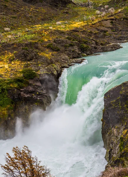 Powerful waterfall Salto Grande — Stock Photo, Image