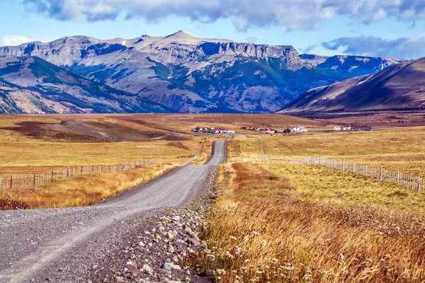 A estrada para o lago argentino — Fotografia de Stock