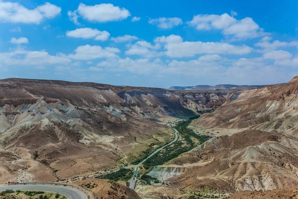 O desfiladeiro do deserto Ein Avdat — Fotografia de Stock