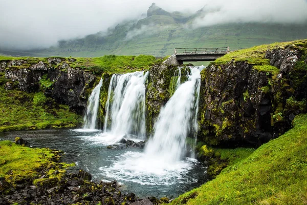 Dia nublado na Islândia — Fotografia de Stock