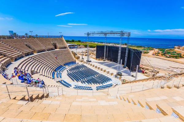 L'amphithéâtre romain en Israël — Photo