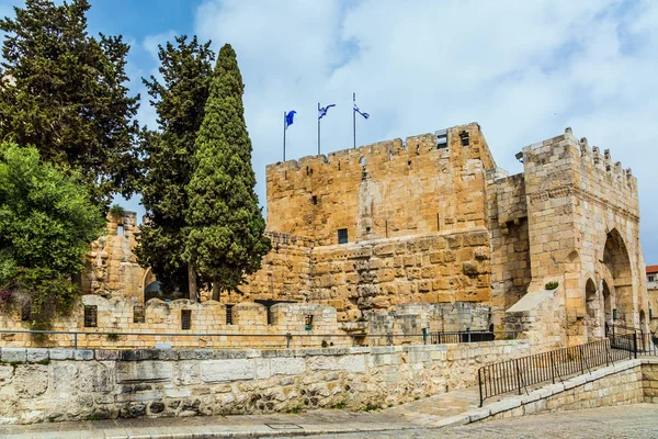 Le mura di Gerusalemme — Foto Stock