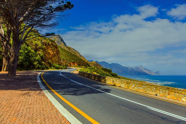 Misterioso Sudafrica Viaggio Confini Meridionali Del Mondo Magnifica Autostrada Lungo — Foto Stock