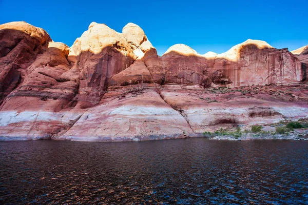 Řeka Colorado Antelope Canyon Grandiózní Útesy Červené Pískovcové Výběžky Prohlídka — Stock fotografie