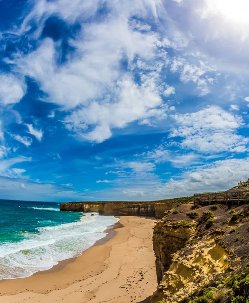 Grote Oceaan Weg Van Australië Fantastisch Pittoreske Kust Van Stille — Stockfoto